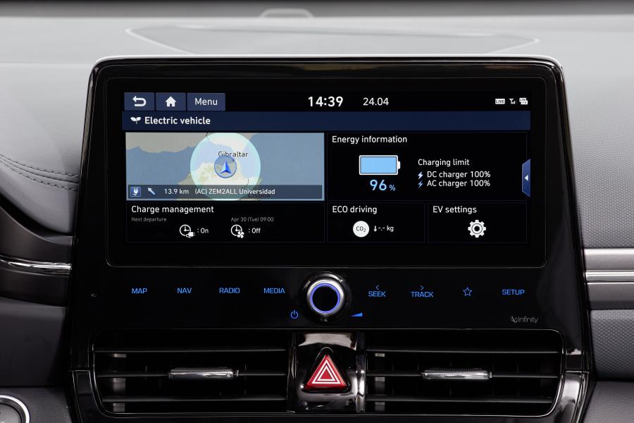 Детали интерьера Hyundai IONIQ electric (AE) 2019 года  (WW) (фото 20 из 44)